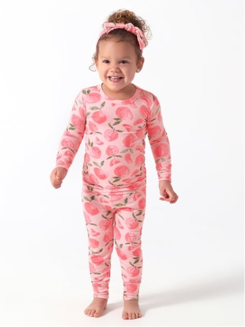 Gerber Two Piece Pajamas in Light Pink Peaches